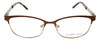 Front View of Ernest Hemingway H4686 Unisex Blue Light Blocking Filter+A/R Lenses Brown 51 mm