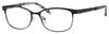 Front View of Ernest Hemingway H4686 Unisex Blue Light Blocking Filter+A/R Lenses Black/Blue 5