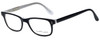 Ernest Hemingway H4617 Unisex Rectangular Frame Eyeglasses Matte Black Clear 48 mm Progressive