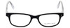 Ernest Hemingway H4617 Unisex Rectangular Frame Eyeglasses Matte Black Clear 48 mm Bi-Focal