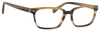 Front View of Ernest Hemingway H4803 in Birch w/ Blue Light Filter & A/R Reading Glasses 55 mm