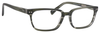 Ernest Hemingway H4803 Unisex Rectangular Frame Eyeglasses Stone 55 mm Custom Lens
