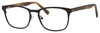 Profile View of Ernest Hemingway Blue Light Filter&A/R Lenses H4820 Reading Glasses Satin Black