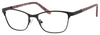 Profile View of Ernest Hemingway Blue Light Filter A/R Lenses H4822 Reading Glasses Black 52 mm