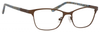 Front View of Ernest Hemingway Blue Light Filter A/R Lenses H4822 Reading Glasses Brown 52 mm