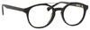 Ernest Hemingway H4826 Unisex Round Frame Eyeglasses in Shiny Black 50 mm Bi-Focal