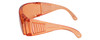 Calabria 1003 Anti Splash Safety Glasses Fitover w/ 100% UV PROTECTION IN ORANGE
