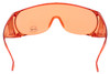 Calabria 1003 Anti Splash Safety Glasses Fitover w/ 100% UV PROTECTION IN ORANGE