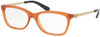 COACH Prescription Eyeglasses VV-QA-HC6114-5502-53 mm Orange Gold Black Rx Bi-Focal