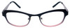 Cinzia Designer Eyeglasses Hey Doll C2 in Black Pink 46mm :: Rx Single Vision