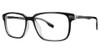 Big & Tall 18 Designer Blue Light Blocking Filter Reading Glasses Black Crystal