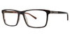 Big and Tall 19 Designer Reading Eye Glasses in Matte Tortoise 58 mm :: Custom Left & Right Lens
