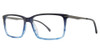 Big&Tall 20 by Vivid Designer EyeGlasses Frame Navy Blue Fade 60mm w/Demo Lens