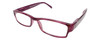 Calabria Mira Rectangle Designer Reading Glasses 50mm Swirl Purple,Brown,Orange