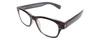 Calabria Drew Square Designer Reading Glasses 48 mm in Smoke Grey,Red,or Brown