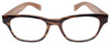 Calabria Drew Square Designer Reading Glasses 48 mm in Smoke Grey,Red,or Brown