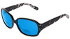 Vera Wang Designer Polarized Bi-Focal Sunglasses Flint Black/Brown Marble 57mm