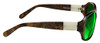 Vera Wang Designer Polarized Bi-Focal Sunglasses Flint Black/Brown Marble 57mm
