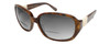 Vera Wang Designer Polarized Bi-Focal Sunglasses Flint Black/Brown Marble 57mm