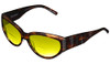 Vera Wang Designer Polarized Bi-Focal Cateye Sunglasses Graphite Tortoise 58mm