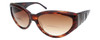 Vera Wang Designer Polarized Bi-Focal Cateye Sunglasses Graphite Tortoise 58mm