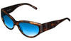 Vera Wang Designer Polarized Bi-Focal Cateye Sunglasses Graphite Tortoise 58mm