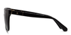 Side View of Hilary Duff 121082 Designer Blue Light Blocking Reading Glasses in Silver 52mm N