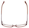 Top View of FACE Stockholm Believe 1311-5402 Blue Light Blocking Reading Glasses in Copper N