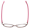 Top View of FACE Stockholm Variety 1319-5109 Blue Light Blocking Reading Glasses Brown Pink