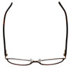 Top View of Vera Bradley Designer Blue Light Block Reading Glasses 3022-FP Floral Pink 52mm