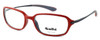 Bolle Neuilly Designer Blue Light Block Reading Glasses Opaque Red w/ Dark Gun N
