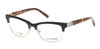 Profile View of Cover Girl Designer Blue Light Blocking Reading Glasses CG0461-005 in Black 53mm