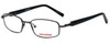 Profile View of Converse Designer Blue Light Block Reading Glasses Ambush Pewter 47mm 20 Powers