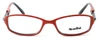 Front View of Lucky Brand Designer Blue Light Block Reading Glasses Antigua-Brown Brown 53mm N