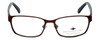 Profile View of Argyleculture Designer Blue Light Blocking Reading Glasses Django in Brown 55mm