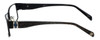 Side View of Argyleculture Designer Blue Light Blocking Reading Glasses Django in Brown 55mm