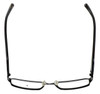Top View of Argyleculture Designer Blue Light Blocking Reading Glasses Django in Brown 55mm