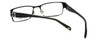 Close up View of Argyleculture Designer Blue Light Blocking Reading Glasses Django in Brown 55mm