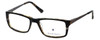 Profile View of Argyleculture Designer Blue Light Blocking Reading Glasses Miles Black-Tortoise
