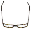 Top View of Argyleculture Designer Blue Light Blocking Reading Glasses Miles Black-Tortoise