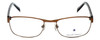 Front View of Argyleculture Designer Blue Light Block Reading Glasses Mack Black Tortoise 55mm