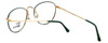 Fashion Designer Blue Light Blocking Reading Glasses Ashley in Gold-Jade 54mm Ne