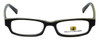 Profile View of Body Glove Eyeglasses BB113 Glossy Black KIDS SIZE 48 mm w/Blue Light Filter+A/R