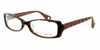 Profile View of Betsey Johnson Designer Blue Light Blocking Reading Glasses Brilliance Espresso