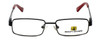 Front View of Betsey Johnson Designer Blue Light Blocking Reading Glasses Brilliance Espresso