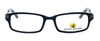 Front View of Body Glove BB120 Designer Blue Light Block Reading Glasses Black 46mm 20 Powers