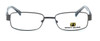 Front View of Body Glove BB121 Designer Blue Light Blocking Reading Glasses in Gunmetal 48mm N