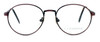 Front View of Fashion Optical Blue Light Blocking Glasses Cambridge in Antique Rose 52mm