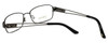 Close up View of Silver Dollar Blue Light Blocking Reading Glasses Cashmere 446 in Graphite 53mm