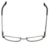 Top View of Silver Dollar Blue Light Blocking Reading Glasses Cashmere 446 in Graphite 53mm